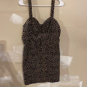 Cheetah print dress